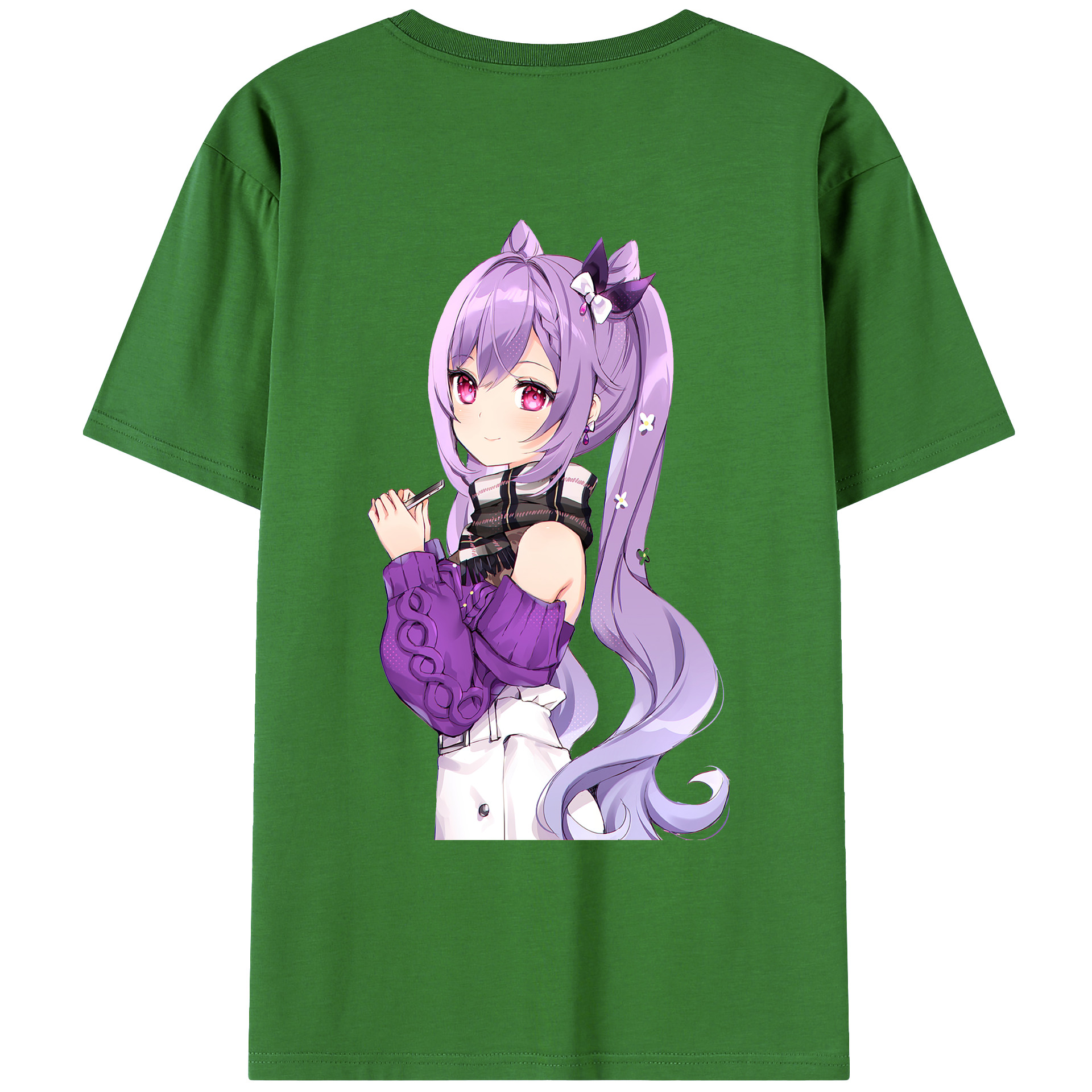 げんし神 刻晴 こくせい genshin Kokusei レディース半袖Tシャツ(バックプリント)